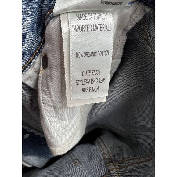 Agolde 90’s Pinch Waist High Rise Straight Size 24 in “Ruler” - Picture 10 of 12